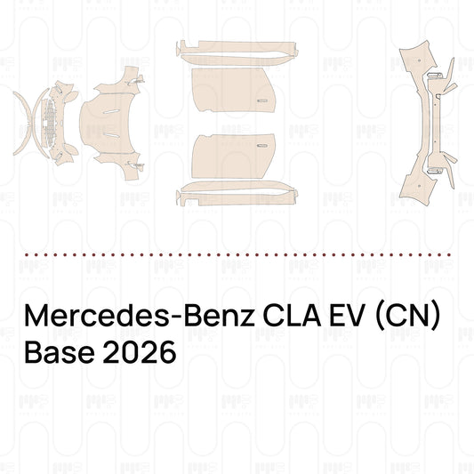 PPF prédécoupé Mercedes-Benz CLA EV (CN) Base 2026