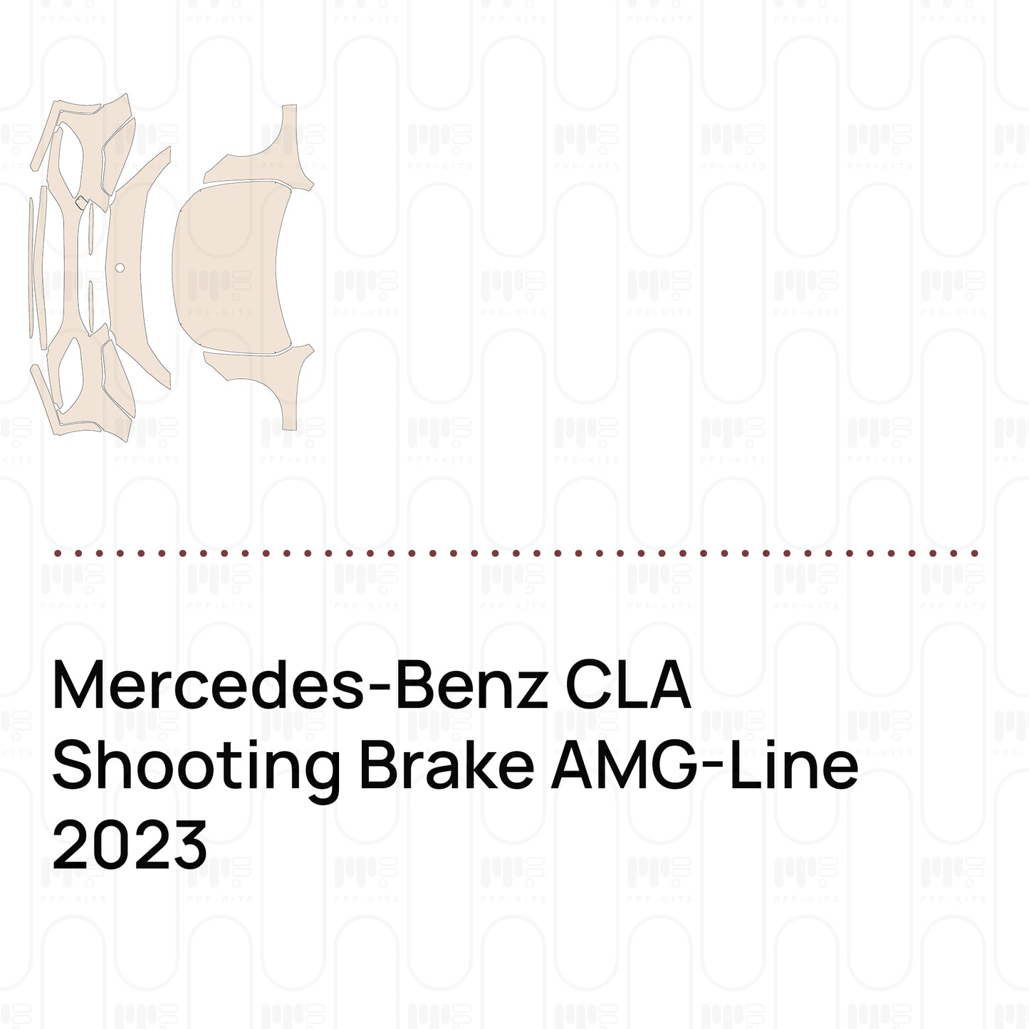 PPF prédécoupé Mercedes-Benz CLA Shooting Brake AMG-Line 2023