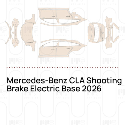 PPF prédécoupé Mercedes-Benz CLA Shooting Brake Electric Base 2026