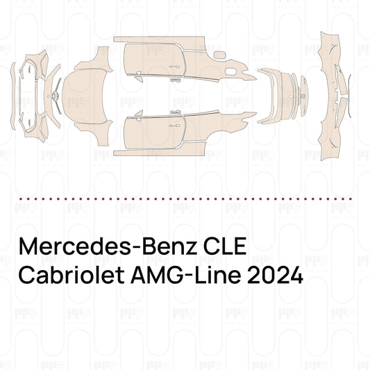 PPF prédécoupé Mercedes-Benz CLE Cabriolet AMG-Line 2024