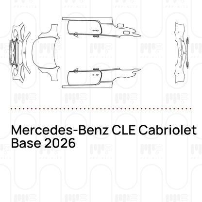 PPF prédécoupé Mercedes-Benz CLE Cabriolet Base 2026