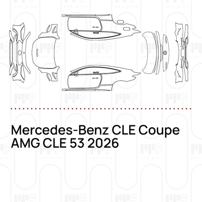 PPF prédécoupé Mercedes-Benz CLE Coupe AMG CLE 53 2026
