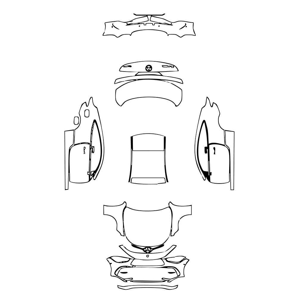 Pre-Cut PPF Mercedes-Benz CLE Coupe AMG Line 2024 - PPF-Kits