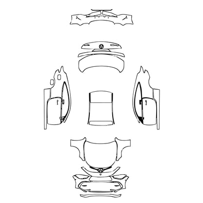 Pre-Cut PPF Mercedes-Benz CLE Coupe AMG Line 2024 - PPF-Kits