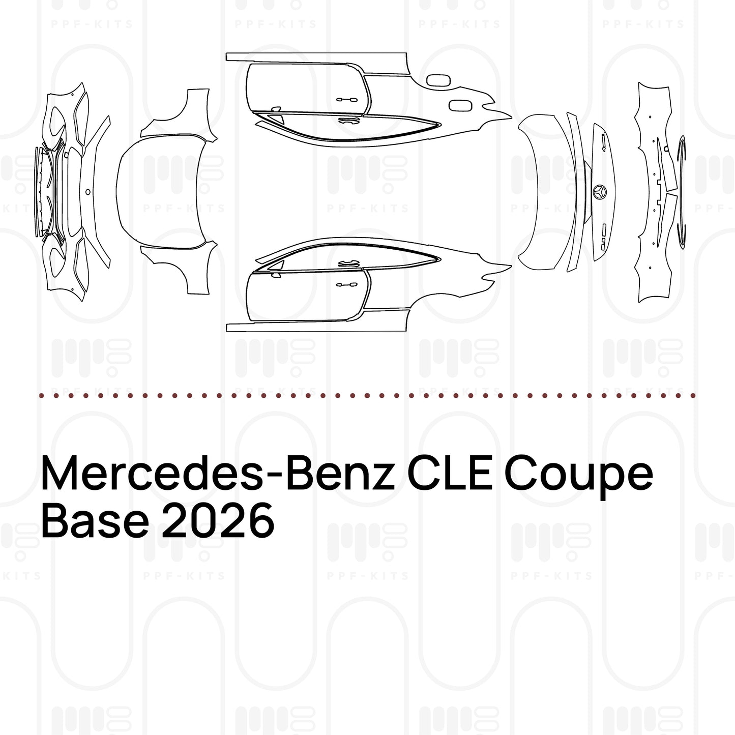 PPF prédécoupé Mercedes-Benz CLE Coupe Base 2026