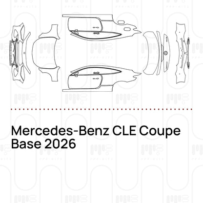 PPF prédécoupé Mercedes-Benz CLE Coupe Base 2026