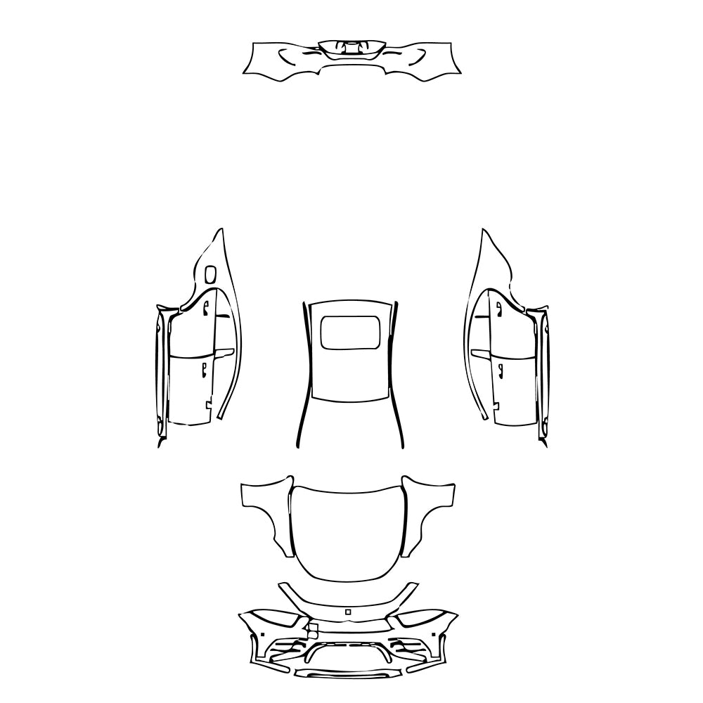 Pre-Cut PPF Mercedes-Benz CLS Sedan AMG 53 2021 - PPF-Kits
