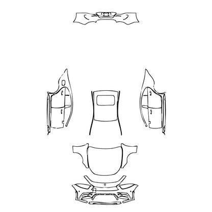 Pre-Cut PPF Mercedes-Benz CLS Sedan AMG 53 2021 - PPF-Kits