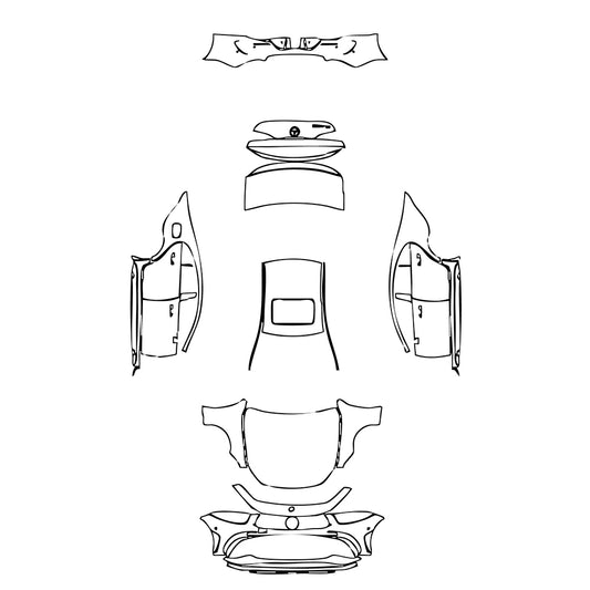 Pre-Cut PPF Mercedes-Benz CLS Sedan Amgline 2023 - PPF-Kits