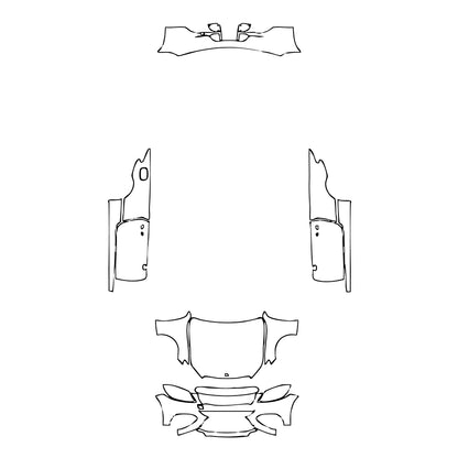 Pre-Cut PPF Mercedes-Benz C Class Cabriolet Base 2018 - PPF-Kits