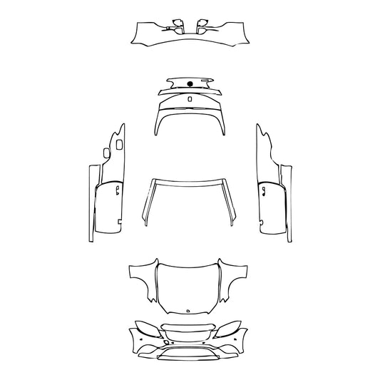 Pre-Cut PPF Mercedes-Benz C Class Cabriolet Base 2023 - PPF-Kits