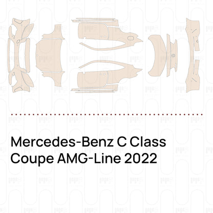 PPF prédécoupé Mercedes-Benz C Class Coupe AMG-Line 2022
