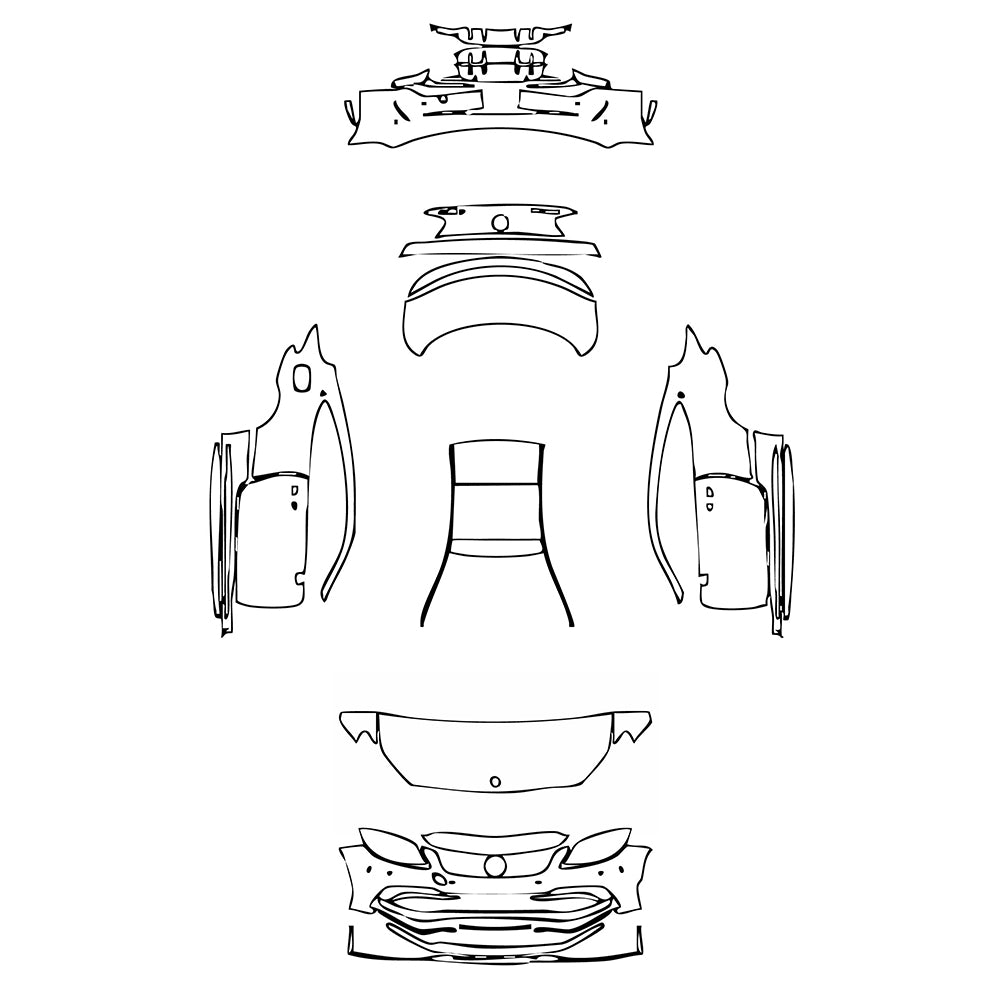 Pre-Cut PPF Mercedes-Benz C Class Coupe AMG C63 S Final Edition 2022 - PPF-Kits