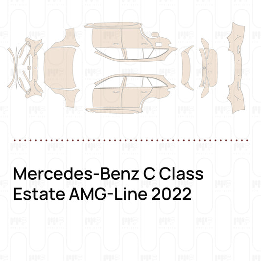 PPF prédécoupé Mercedes-Benz C Class Estate AMG-Line 2022