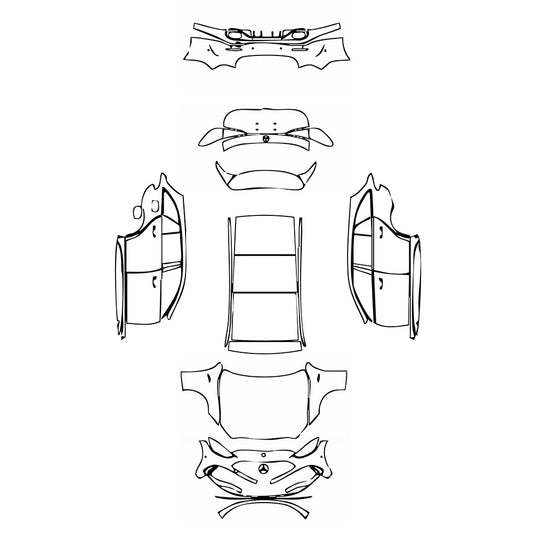 Pre-Cut PPF Mercedes-Benz C Class Estate AMG C43 2022 - PPF-Kits