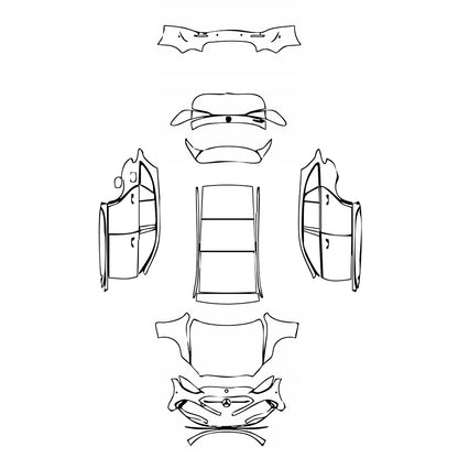 Pre-Cut PPF Mercedes-Benz C Class Estate AMG Line 2022 - PPF-Kits
