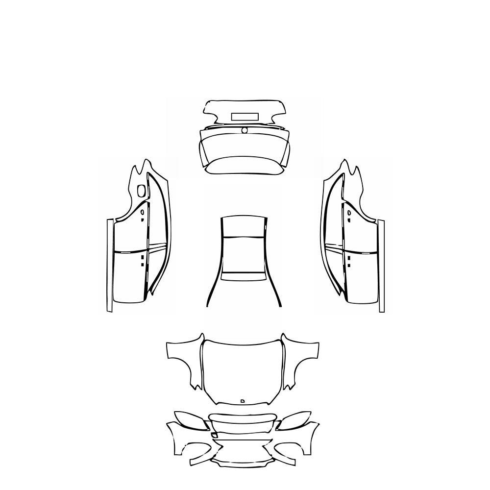 Pre-Cut PPF Mercedes-Benz C Class Estate Base 2015 - PPF-Kits