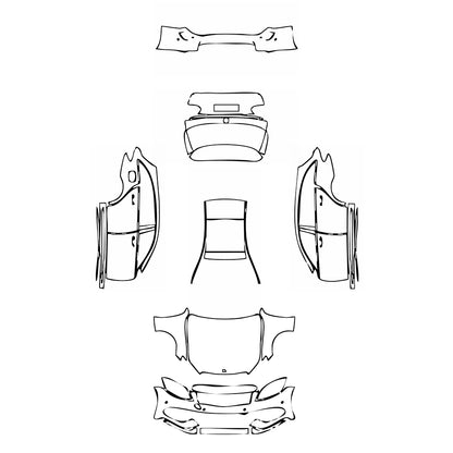 Pre-Cut PPF Mercedes-Benz C Class Estate Sport 2016 - PPF-Kits