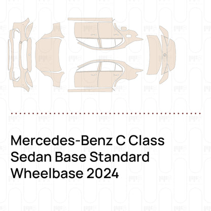 PPF prédécoupé Mercedes-Benz C Class Sedan Base Standard Wheelbase 2024