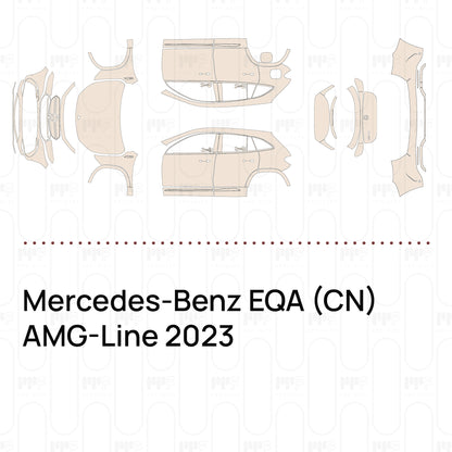 PPF prédécoupé Mercedes-Benz EQA (CN) AMG-Line 2023