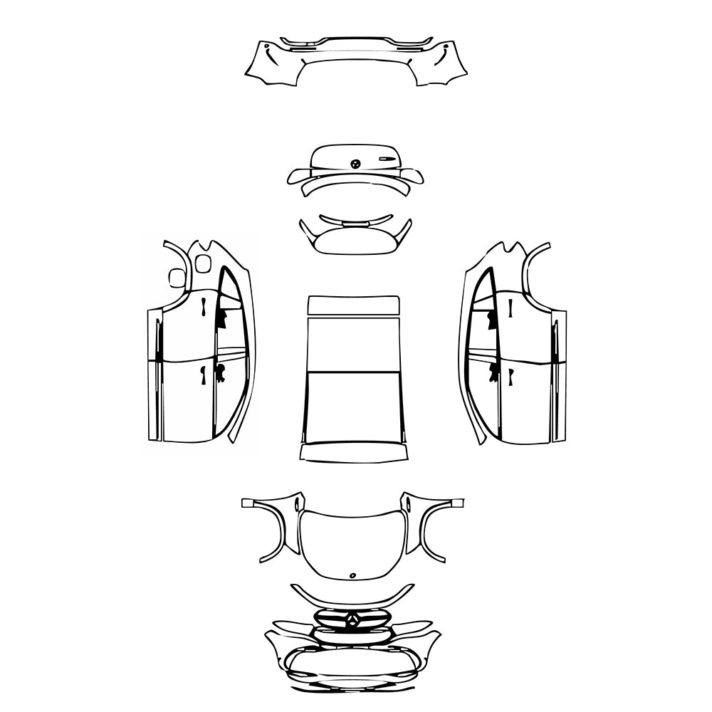 Pre-Cut PPF Mercedes-Benz EQA (CN) AMG Line 2023 - PPF-Kits