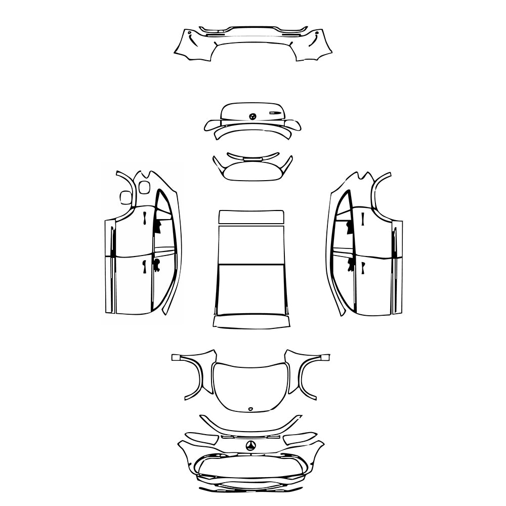 Pre-Cut PPF Mercedes-Benz EQA (CN) AMG Line 2025 - PPF-Kits