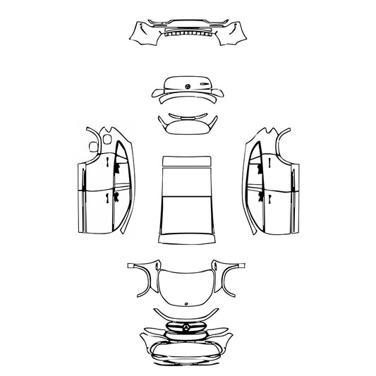 Pre-Cut PPF Mercedes-Benz EQA (US) AMG Line 2022 - PPF-Kits