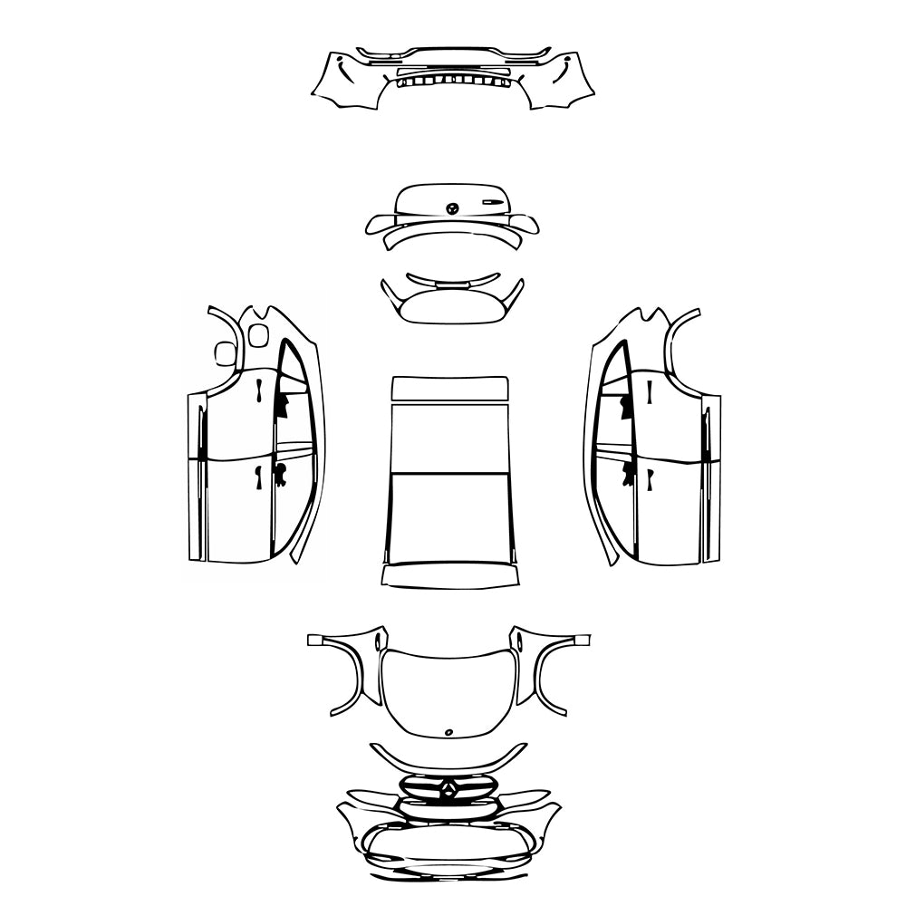 Pre-Cut PPF Mercedes-Benz EQA (US) AMG Line 2023 - PPF-Kits