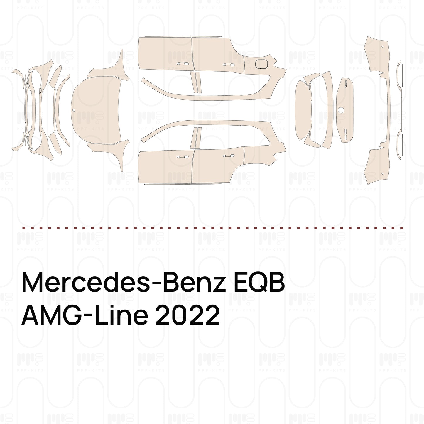 PPF prédécoupé Mercedes-Benz EQB AMG-Line 2022