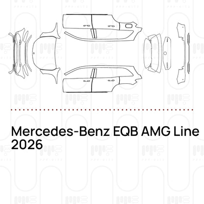 PPF prédécoupé Mercedes-Benz EQB AMG Line 2026
