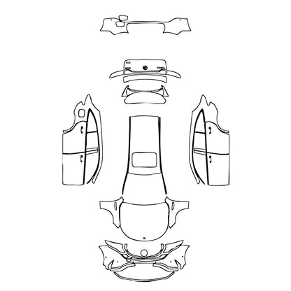 Pre-Cut PPF Mercedes-Benz EQC AMG Line 2019 - PPF-Kits