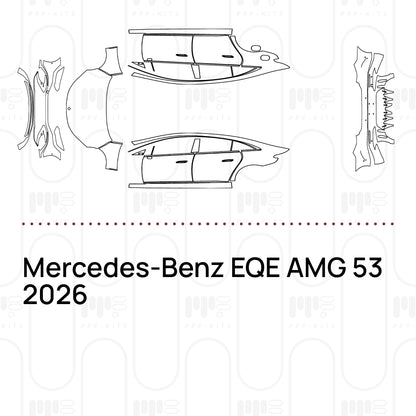 PPF prédécoupé Mercedes-Benz EQE AMG 53 2026