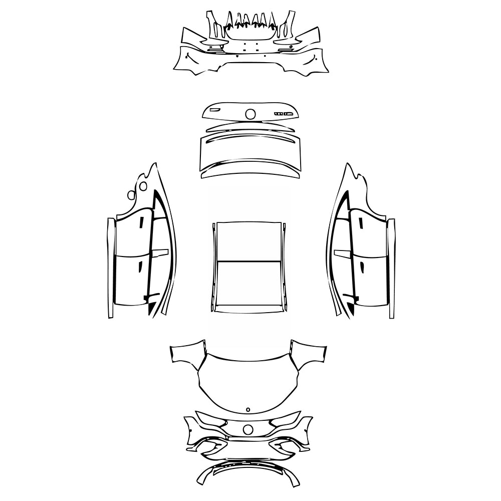 Pre-Cut PPF Mercedes-Benz EQE AMG Line 2022 - PPF-Kits
