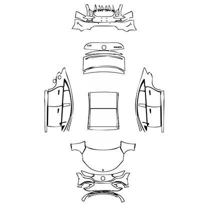 Pre-Cut PPF Mercedes-Benz EQE AMG Line 2023 - PPF-Kits