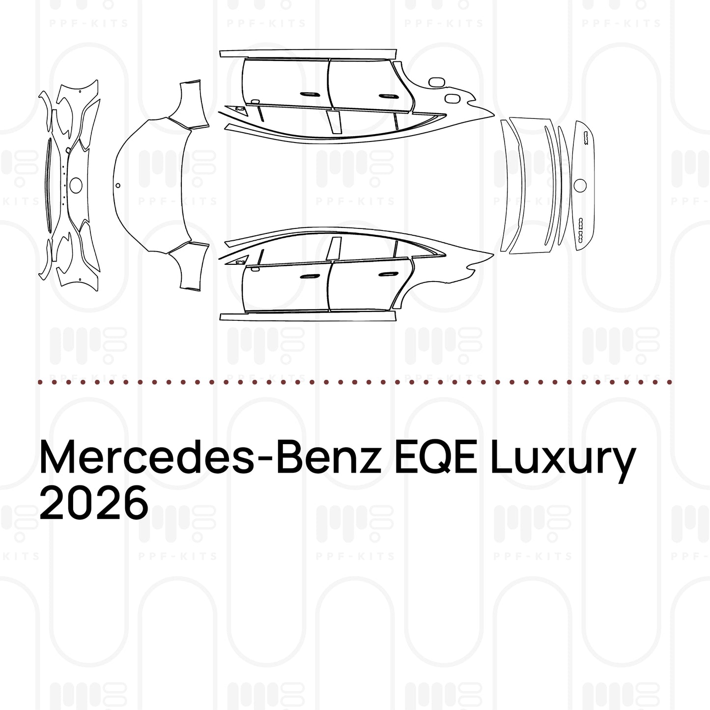 PPF prédécoupé Mercedes-Benz EQE Luxury 2026