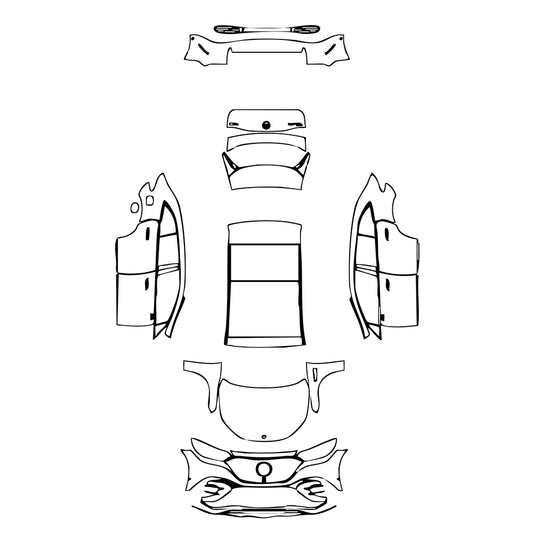 Pre-Cut PPF Mercedes-Benz EQE SUV AMG Line 2023 - PPF-Kits