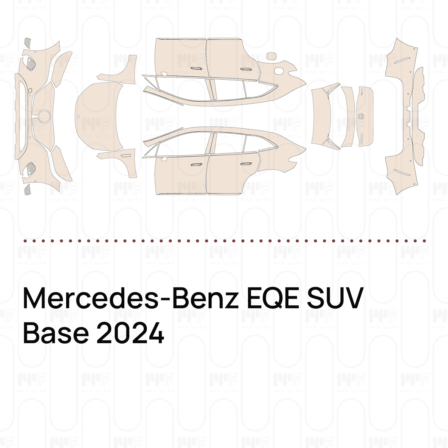 PPF prédécoupé Mercedes-Benz EQE SUV Base 2024