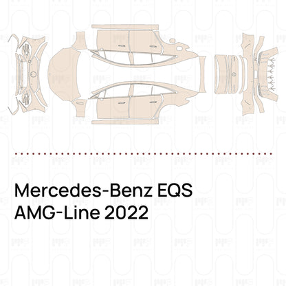 PPF prédécoupé Mercedes-Benz EQS AMG-Line 2022