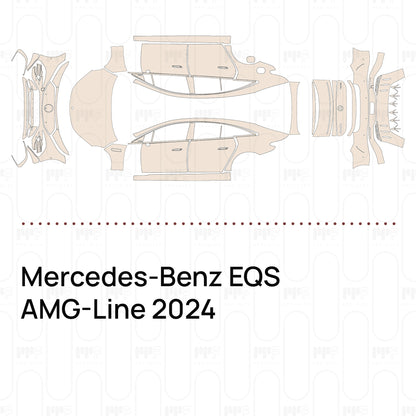 PPF prédécoupé Mercedes-Benz EQS AMG-Line 2024