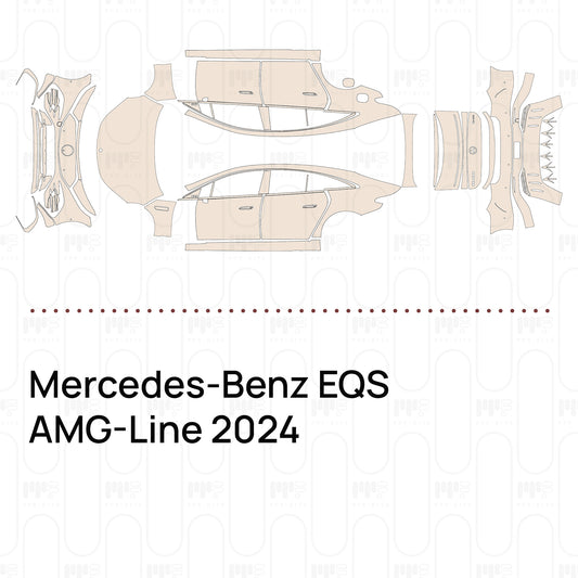 PPF prédécoupé Mercedes-Benz EQS AMG-Line 2024