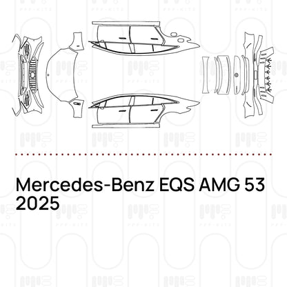 PPF prédécoupé Mercedes-Benz EQS AMG 53 2025