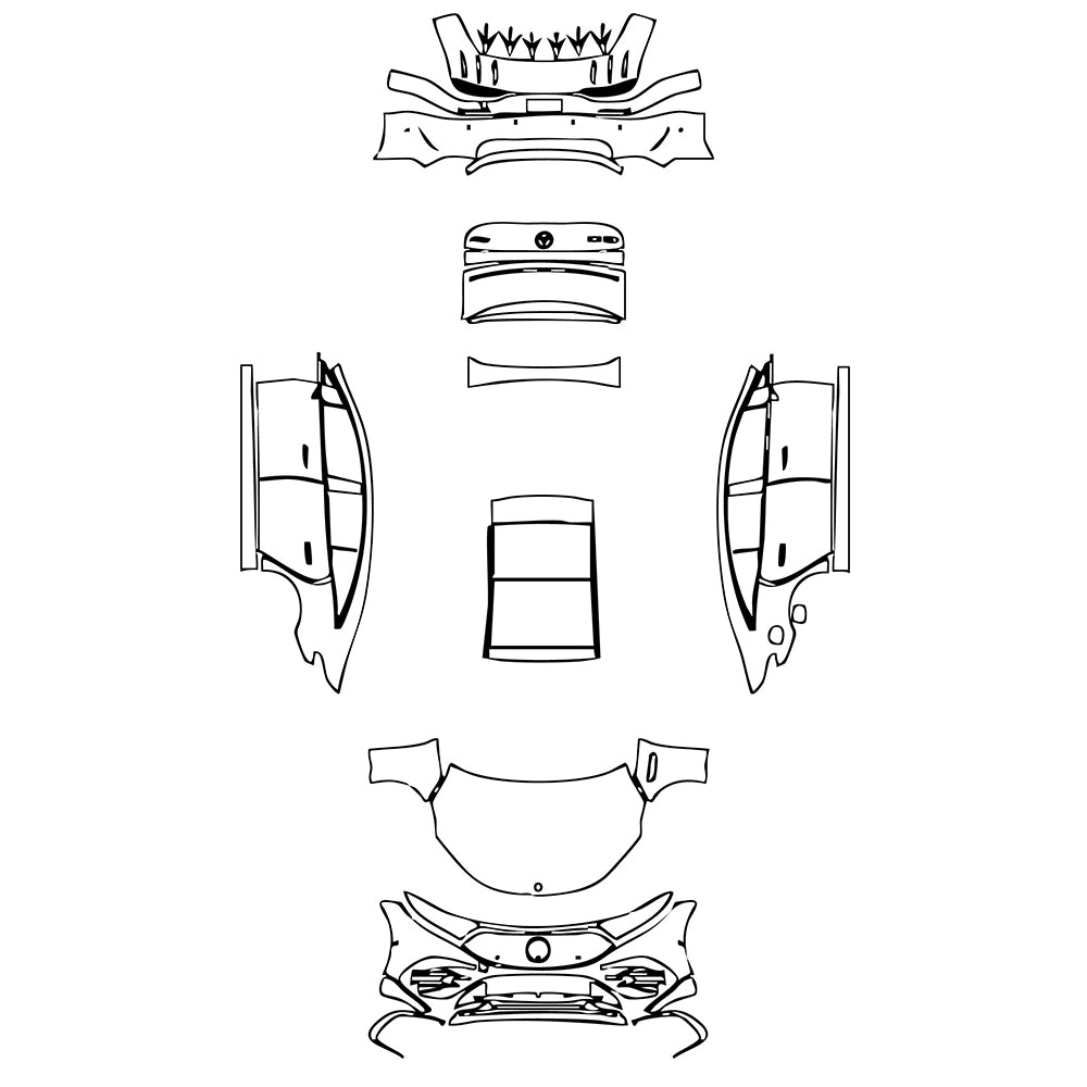 Pre-Cut PPF Mercedes-Benz EQS AMG Line 2024 - PPF-Kits