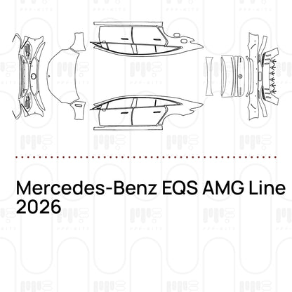 PPF prédécoupé Mercedes-Benz EQS AMG Line 2026