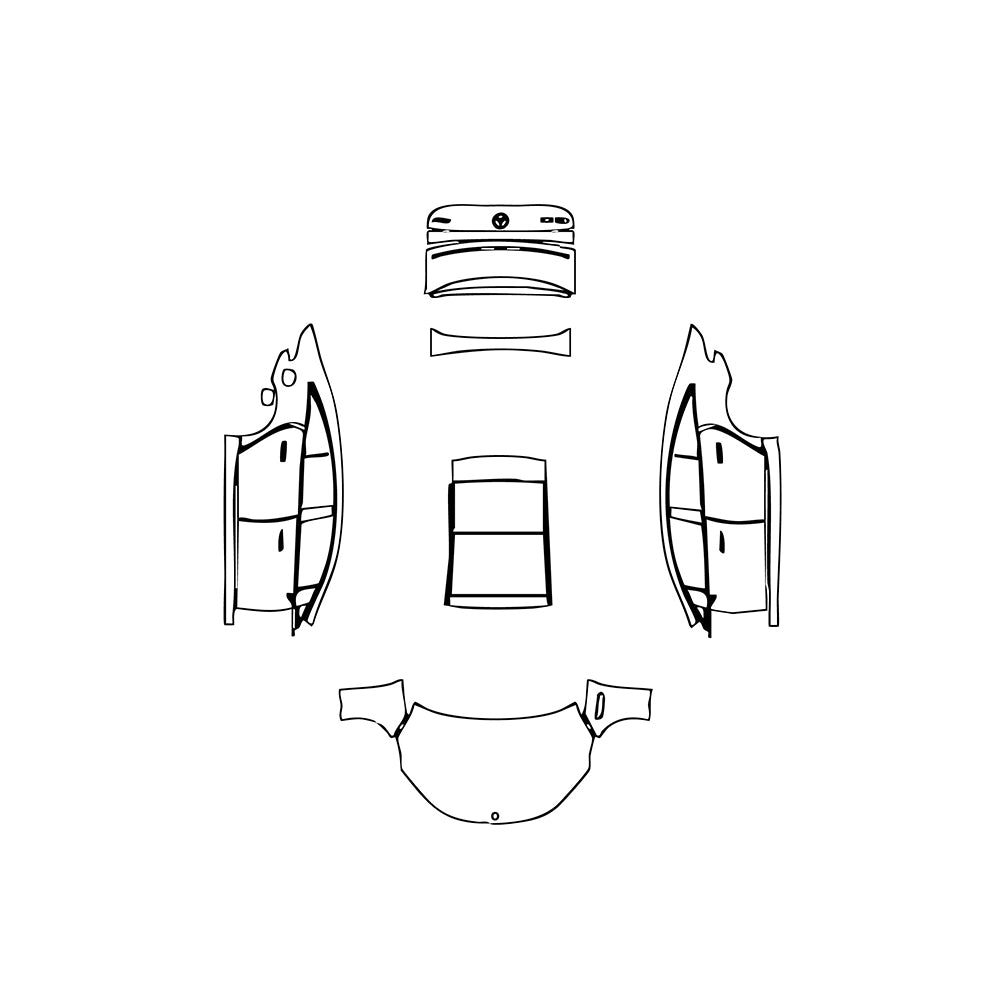 Pre-Cut PPF Mercedes-Benz EQS Base 2022 - PPF-Kits