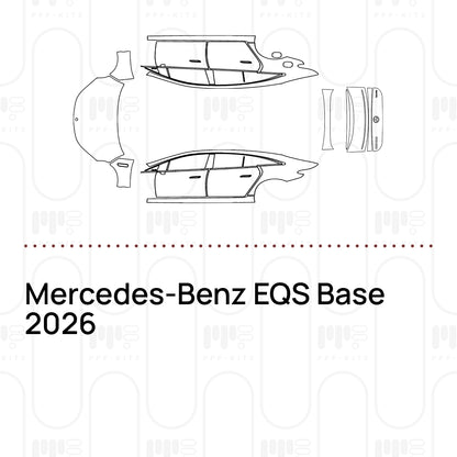 PPF prédécoupé Mercedes-Benz EQS Base 2026