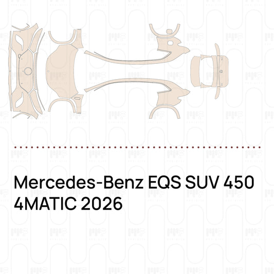 PPF prédécoupé Mercedes-Benz EQS SUV 450 4MATIC 2026