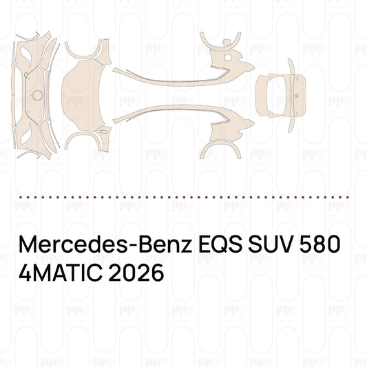 PPF prédécoupé Mercedes-Benz EQS SUV 580 4MATIC 2026