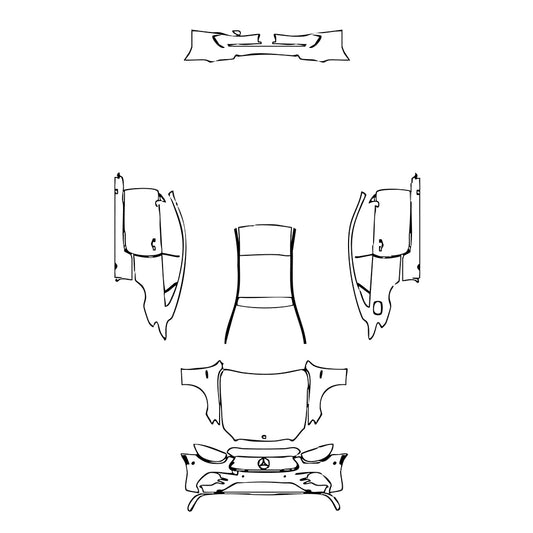 Pre-Cut PPF Mercedes-Benz E Class Coupe AMG E53 2021 - PPF-Kits