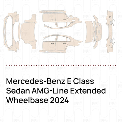 PPF prédécoupé Mercedes-Benz E Class Sedan AMG-Line Extended Wheelbase 2024