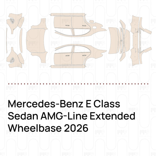 PPF prédécoupé Mercedes-Benz E Class Sedan AMG-Line Extended Wheelbase 2026